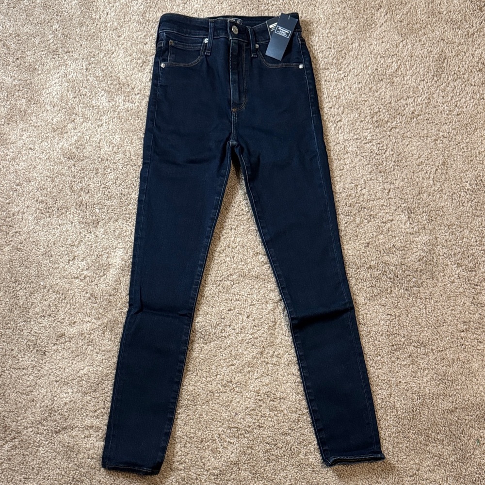 Abercrombie & Fitch Dark Blue Skinny Jeans